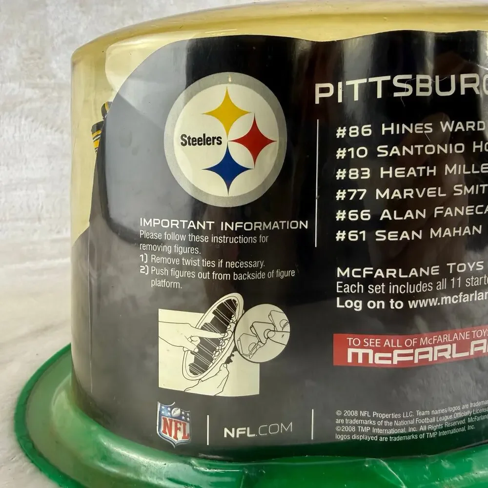 McFarlane Toys Pittsburgh Steelers Sportspicks Ultimate Team Set Figures
